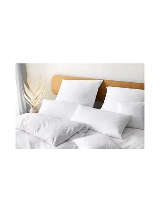 ELEGANTE | Damast Bettwäsche MURIEL 70x90cm/140x200cm Weiss | 